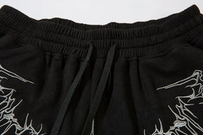 Gothic Suede Shorts