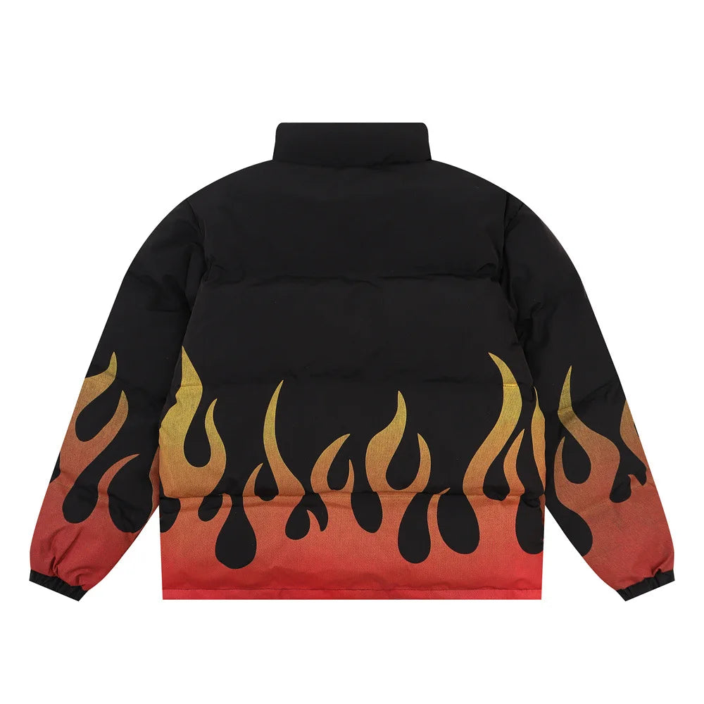 Flame Puffer Jacket